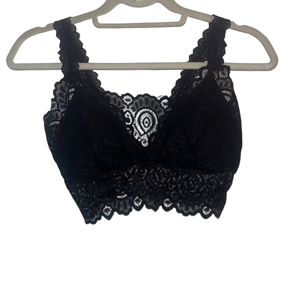 Pure Style Girlfriends Black Lace Bralette - Picture 2 of 2
